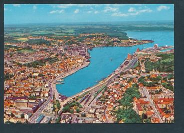 Flensburg, Blick auf Stadt + Förde